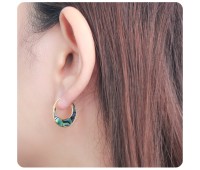 Silver Hoop Earring HO-2603